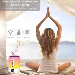 DailySupplies Wake up Licht Digitale Lichtwekker Wit
