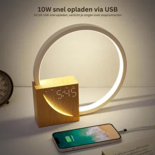 DailySupplies Wake up Licht Digitale Wekker Goud