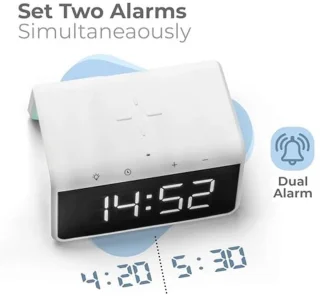 Digitale Wake Up Light-wekker - Wit