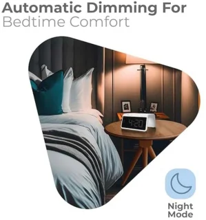 Digitale Wake Up Light-wekker - Wit
