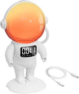 Digitale Wekker 23 cm Wit