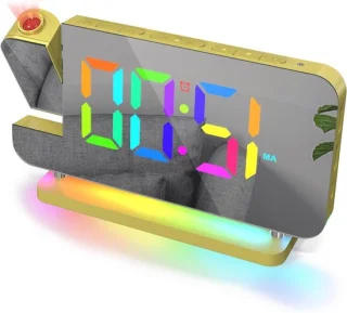 Digitale wekker - goud