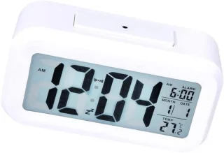 Digitale wekker lcd klok zwart