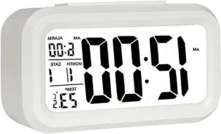 Digitale wekker led klok zwart