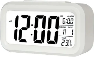 Digitale wekker led klok zwart