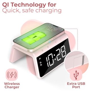 Wat vinden we goed aan de Digitale wekker - roze