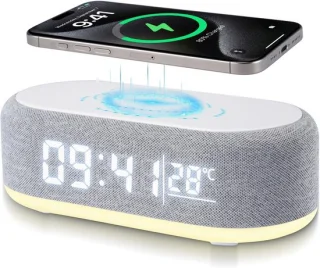 Digitale wekker smart klok wit