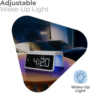 Digitale wekker - Wit