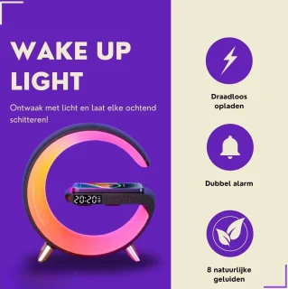 DiverseGoods Wake-Up Light Zwart Mini