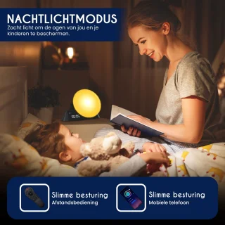 DreamSoothe Smart Wake Up Light Zwart