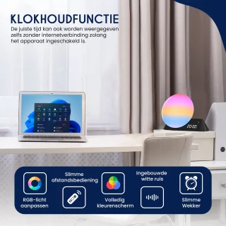 DreamSoothe Smart Wake Up Light Zwart