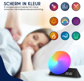 DreamSoothe Smart Wake Up Light Zwart