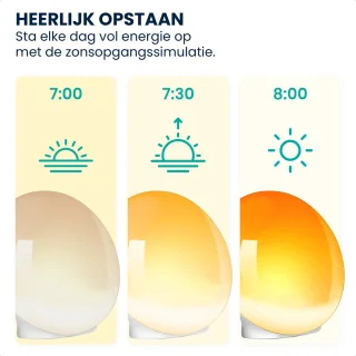 Eagle Wake Up Light Wekkerradio Wit