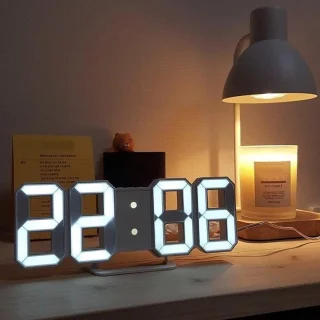 Wat vinden we goed aan de Electrify 3D Digital Alarm Clock (White)