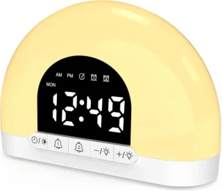 Enzoda Wake-Up Light Digitale Wekker Nieuwste Model