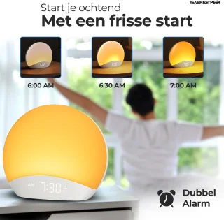 EverestPeak R7 Wake-up Light Digitale Lichtwekker