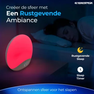 EverestPeak R7 Wake-up Light Digitale Lichtwekker