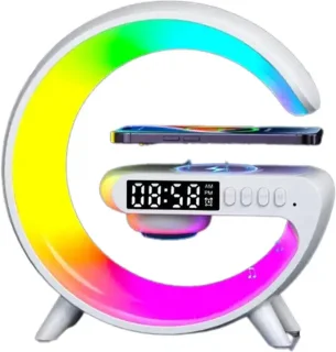 G-Lamp Mini Wake-up Light Wit - Draadloze Oplader en Bluetooth Speaker
