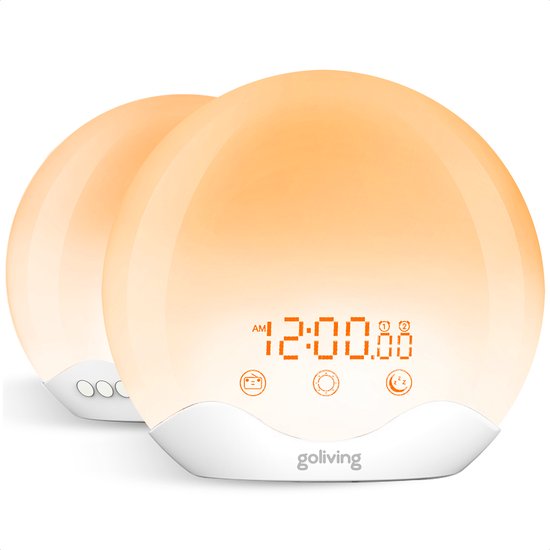 Goliving Wake Up Light Lichtwekker Wit 17 cm review