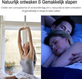 Horazio Wake-Up Light Wekker LED Nachtlamp