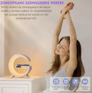 Igoods G-Light Lichtwekker met Draadloos Opladen