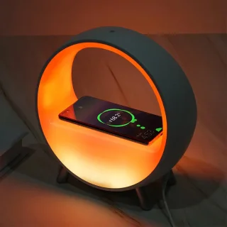 Inga Smart Wake Up Light - Draadloze Oplader & Bluetooth Speaker