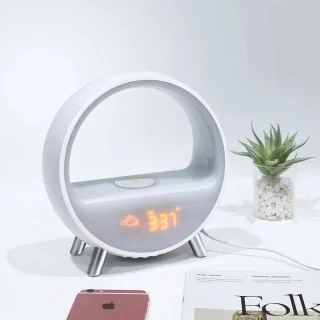 Inga Smart Wake Up Light - Draadloze Oplader & Bluetooth Speaker