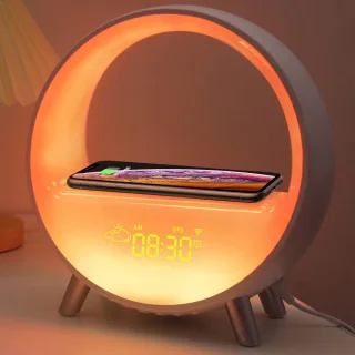 Inga Smart Wake Up Light - Draadloze Oplader & Bluetooth Speaker