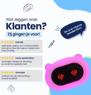 Kadoing Beer Wekker met Wake-Up Light Kinderklok