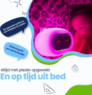 Kadoing Beer Wekker met Wake-Up Light Kinderklok
