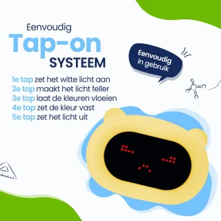 Kadoing Beer Wekker met Wake-Up Light Kinderklok