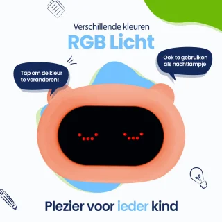 Kadoing Beer Wekker met Wake-Up Light Kinderklok