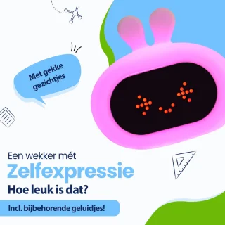 Kadoing Konijn Wake-Up Light Kinderwekker Digitaal