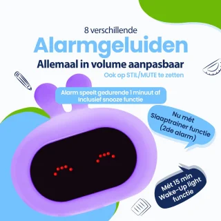 Kadoing Konijn Wake-Up Light Kinderwekker Digitaal