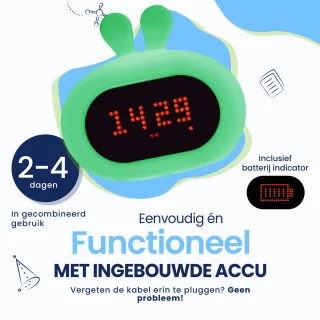 Kadoing Konijn Wake-Up Light Kinderwekker Digitaal