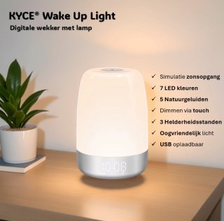 KYCE Wake Up Light Lichtwekker Wit