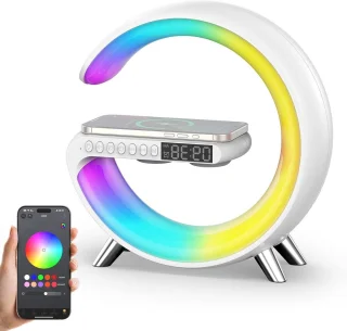 De LED Wekker Nachtlamp - Wit in één oogopslag