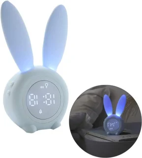 Lichtwekker konijn - digitale klok