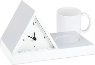 Lichtwekker nachtkastje organizer 30 cm wit