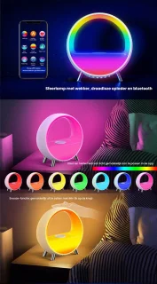 LotaHome Wake Up Light Smart LED Wekker Bluetooth Wifi Draadloos Laden