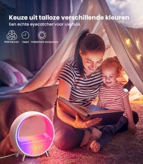 LotaHome Wake Up Light Smart LED Wekker Bluetooth Wifi Draadloos Laden