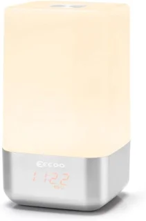 Nachtlamp met wekker wake-up light