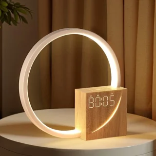 Nachtlamp wekker tafellamp