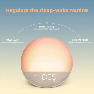 Natuurlijk weklicht alarmklok