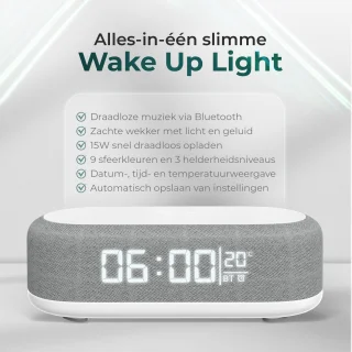 OriginGoods Wake Up Light Wekkerlamp