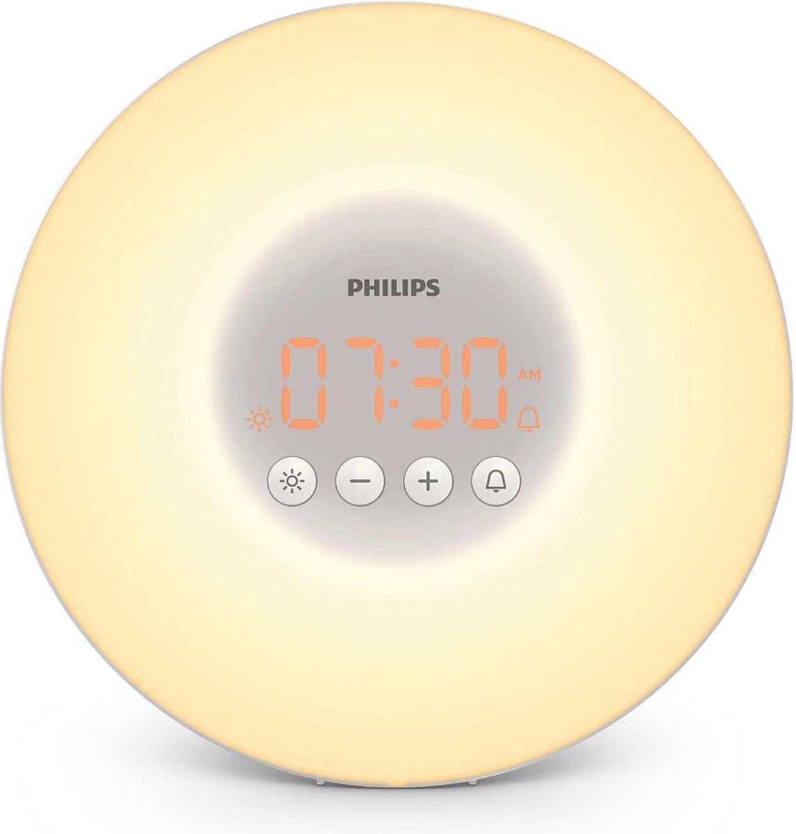 De Philips HF3500/01 Wake-up Light Wit in één oogopslag