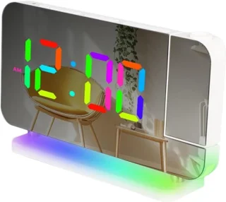 Projectiewekker digitaal wit