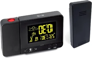 De Projection Alarm Clock (Ceiling/Wall Mount) in één oogopslag