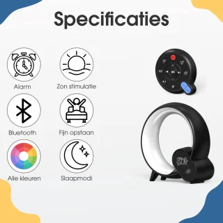SAMMIT Wake Up Light Lichtwekker Zwart