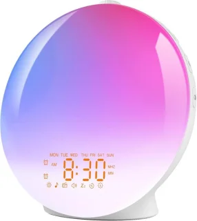 Slimme lichtwekker met zonsopgangsimulatie